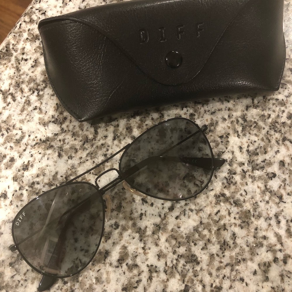 Diff Aviator sunglasses “Cruz” style